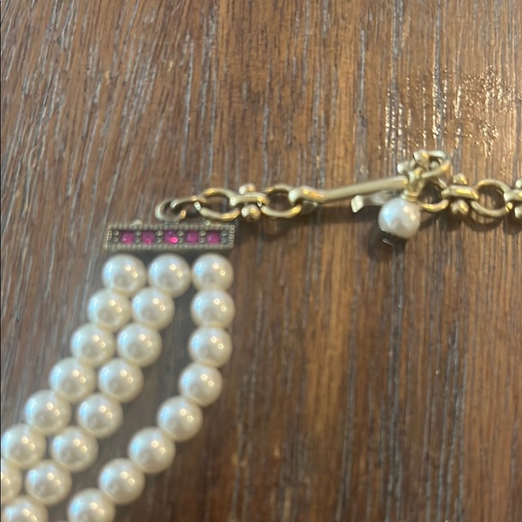 Heidi Daus 3 strand necklace - Picture 3 of 4